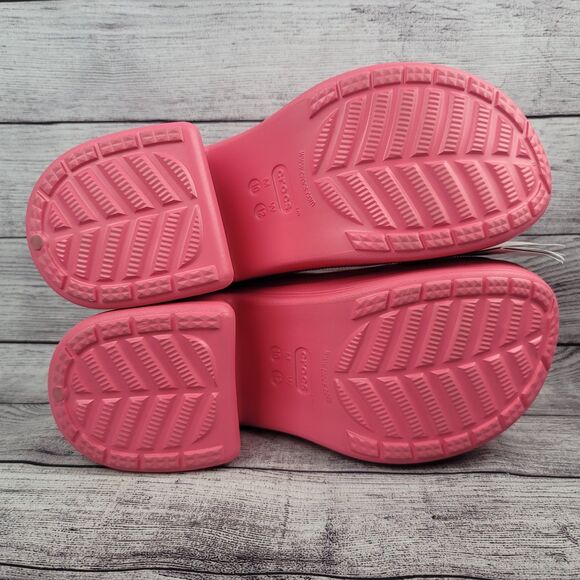 Crocs Siren Clog High Heel Sandal Hyper Pink 208547-6VZ (Men's 10, Women's 12) - Picture 6 of 6